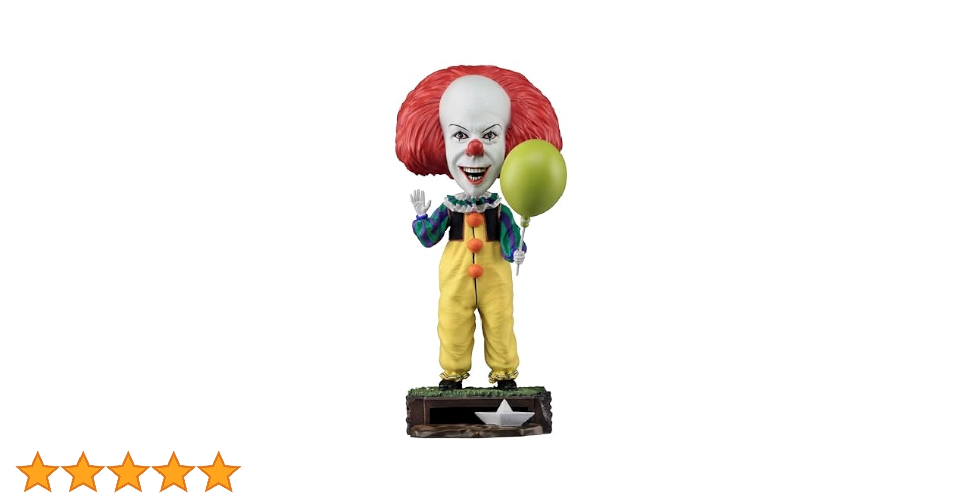 NECA IT イット/ ペニーワイズ ヘッドノッカー Amazon.co.jp: ヘッドノッカー IT ペニーワイズ 1990 NECA